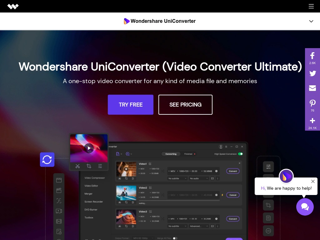 download the new for android Wondershare UniConverter 14.1.21.213